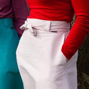 szoknya, rock, skirt, lila, len, linen, leinen