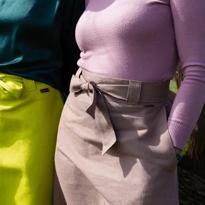 szoknya, rock, skirt, lila, len, linen, leinen